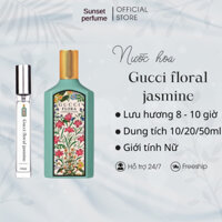 Nước Hoa Nữ Gucci Flora Gorgeous Jasmin Chính Hãng, Nước Hoa Lưu Hương Ngọt ngào Sunset Perfume