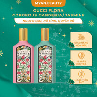 Nước Hoa Nữ Gucci Flora Gorgeous Gardenia, Jasmine Nồng Độ EDP 100ml, Dầu Thơm Ngọt Ngào Nữ Tính Quyến Rũ - Myan.Beauty