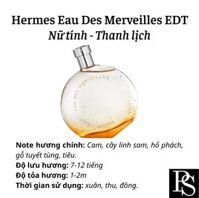 Nước hoa Nữ - Hermes Eau Des Merveilles EDT