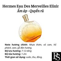 Nước hoa Nữ - Hermes Elixir Des Merveilles EDP