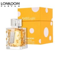 NƯỚC HOA NỮ HỘP GỖ 100ML AMBILight CHẤM BI MÀU VÀNG CHÍNH HÃNG LONKOOM