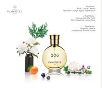 Nước Hoa nữ IMMORTEL PARIS 206 dung tích 60ml Eau De Parfum - Quyến rũ và đầy cuốn hút -0733