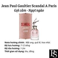 Nước hoa Nữ - Jean Paul Gaultier Scandal A Paris EDT