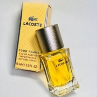 Nước hoa Nữ Lacoste Pour Femme 15ml hương thơm duyên dáng, thanh lịch, tự nhiên và vô cùng dễ chịu.