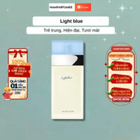 Nước Hoa Nữ Light Blue Chính Hãng Daily Scent 10ml Hương Bưởi Thơm Mát Trẻ Trung Hiện Đại Tươi Mát