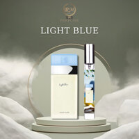 Nước Hoa Nữ Light Blue, Nước Hoa Lưu Hương ROMAN PERFUME 10ml Hương Bưởi Thơm Mát Trẻ Trung Hiện Đại Tươi Mát