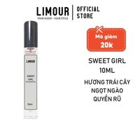 Nước Hoa Nữ LIMOUR Sweet Girl, Hương trái cây Ngọt Ngào, Quyến Rũ 10ml - Dạng Xịt Tiện Lợi