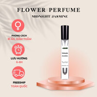 Nước hoa nữ Midnight Jasmine thơm lâu chính hãng Flower Perfume, tinh dầu thơm nữ phong cách đằm thắm, bí ẩn