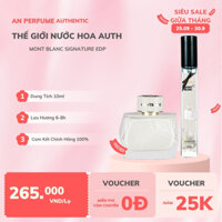 Nước hoa nữ Mont Blanc Signature chiết 10ml EDP, Nước hoa nữ mùi hương tươi mát mùi sữa dừa