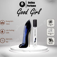 Nước hoa nữ thơm lâu Carolina Herrera Good Girl  EDP hương thơm phụ nữ hiện đại , táo bạo chiết 10ml- Delina Shop
