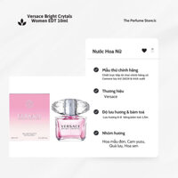 Nước Hoa Nữ thơm lâu Versace Bright Crytals Edt 10ml (dạng mẫu thử)