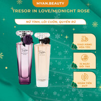 Nước Hoa Nữ Tresor In Love/Midnight Rose EDP Dung Tích 75ml, Dầu Thơm Nữ Tính Lôi Cuốn Quyến Rũ - Myan.Beauty