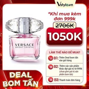 Nước hoa nữ Versace Bright Crystal Eau de toilette 90 ml