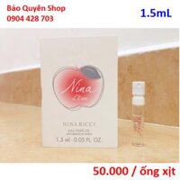 Nước hoa nữ vial sample Nina Ricci – Nina L’Eau – Eau Fraiche