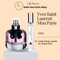 Nước hoa nữ Yves Saint Laurent YSL Mon Paris hương thơm ngọt ngào , cuốn hút chiết 10ml - Lily store