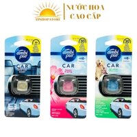 Nước hoa ô tô Ambi Pur - Tinh dầu ô tô kẹp cửa gió xe hơi nhập khẩu Châu Âu hoàn toàn từ thiên nhiên khử mùi hiệu quả