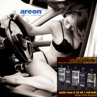 Nước Hoa Ô Tô AREON Car Platinum Perfume 50ml - NHẬP KHẨU BULGARIA - TẶNG Lá Thơm AREON Gold Amber - Hàng Chính Hãng