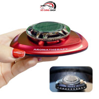 Nước hoa ô tô AROMATHERAPY Cao cấp kèm số điện thoại xoay quạt tỏa hương