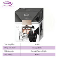 Nước Hoa Ô Tô Chai Xịt Nắp Gỗ TASOTTI SECRET CUBE Khử Mùi Xe Hơi Hương Thơm Tự Nhiên - Faith