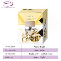 Nước Hoa Ô Tô Chai Xịt Nắp Gỗ TASOTTI SECRET CUBE Khử Mùi Xe Hơi Hương Thơm Tự Nhiên - Amber night