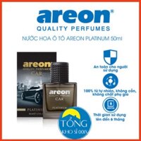 Nước hoa ô tô mùi Platinum Areon Car Perfume 50ml_Hàng nhập khẩu chính hãng