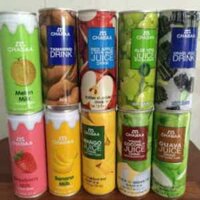 Nước hoa quả Chabaa Bangkok Thái Lan vị tươi mát x lốc 6 lon nhập khẩu