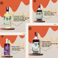 Nước hoa quả trái cây lên men thương hiệu MẦM MƠ MÁ ĐÀO, XÍ MUỘI, MẬN MÁU DÂU TẰM