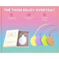 Nước hoa sáp thơm treo tủ quân áo , treo ô tô , treo nhà vệ sinh khử mùi ẩm mốc , thẻ thơm Enjoy Everyday Scented Card