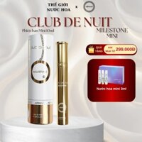 Nước Hoa Unisex ARMAF Club De Nuit Milestone EDP Bản MINI - Tinh Tế, Cuốn Hút, Tươi Mát 10ml Mini