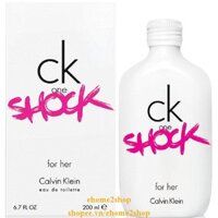 Nước Hoa Unisex (Nam Nữ) 200ml Calvin Klein Ck One Shock For Her shopee.vn/ehome2shop.