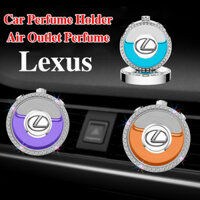 Nước Hoa Xe Hơi Logo LEXUS Đồ Trang Trí Nước Hoa Cửa Gió Điều Hòa Không Khí Giá Đỡ Hương Thơm Cho RX350 LX GX LM ES300h NX300 LX570 UX200 CT200h Phụ Kiện Nội Thất Xe Hơi (Tặng Nước Hoa 10Ml)