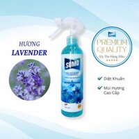 Nước Hoa Xịt Phòng Sumo 350ml Hương Hoa Oải Hương (Lavender) - Màu Xanh Dương