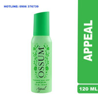 NƯỚC HOA XỊT THƠM CƠ THỂ DÀNH CHO NAM - OSSUM APPEAL 120ML