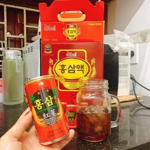 Nước hồng sâm Hàn Quốc thanh nhiệt, mát gan (12 lon)