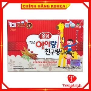 Nước hồng sâm hươu cao cổ cho trẻ - Bio Hàn Quốc 30 gói x 20ml