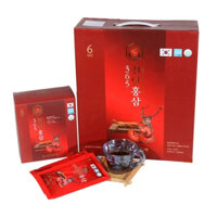 Nước Hồng Sâm Linh Chi Nhung Hươu 365 Hansusam Hàn Quốc - Hộp 60 Gói x 50ml