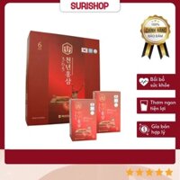 Nước Hồng Sâm Linh Chi Nhung Hươu Hansusam 365 Hàn Quốc Hộp 70ml X 60 Gói