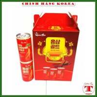 Nước hồng sâm Lon hàn quốc, hộp 12 lon x 175ml - Nước sâm Korean Red Ginseng Gold - tranglinh