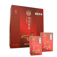 Nước hồng sâm nhung hươu linh chi Hansusam 365 (70ml x 60 gói/Hộp)nhập khẩu Hàn Quốc tăng cường đề kháng, bồi bổ sức khỏ