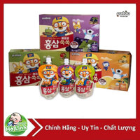 Nước hồng sâm Paldo Pororo Hàn Quốc Hộp 10 túi 100ml  [Date 09/2025]