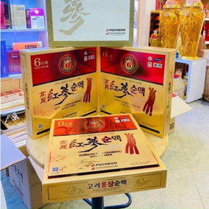 Nước hồng sâm Pocheon 100% (30 Gói x 80ml)