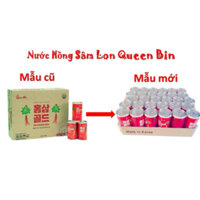 Nước Hồng Sâm Queen Bin Hàn Quốc Dạng Lon Chính Hãng 30 lon x 175ml