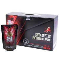 Nước Hồng Sâm Tăng Lực Red Bomb Daedong Hàn Quốc Hộp 10 Gói x 150ml