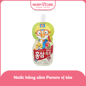 Nước hồng sâm trẻ em hiệu Pororo – túi 100ml
