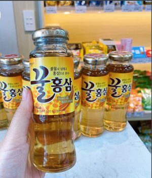 Nước hồng sâm và mật ong Woongjin chai 180ml