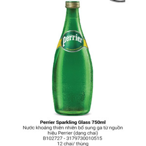 Nước khoáng có ga hiệu Perrier 750ml