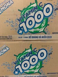 Nước Khoáng có ga Lemona Chanh Vitamin C mới 500ML