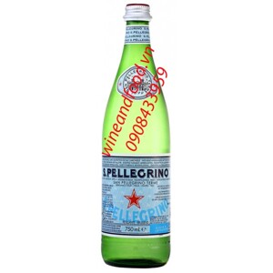 Nước khoáng có ga S.Pellegrino chai thủy tinh 750ml