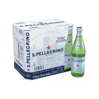 Nước Khoáng Có Ga Tự Nhiên 750ml x 12 chai – S.Pellegrino
