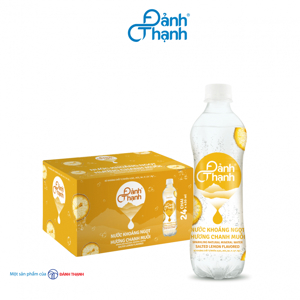 Nước khoáng có ga vị chanh muối Đảnh Thạnh Thùng 24 chai 430ml